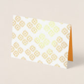 Mooie Mandala Print Ontspanning Verjaardag Folie Kaarten (Voorkant)