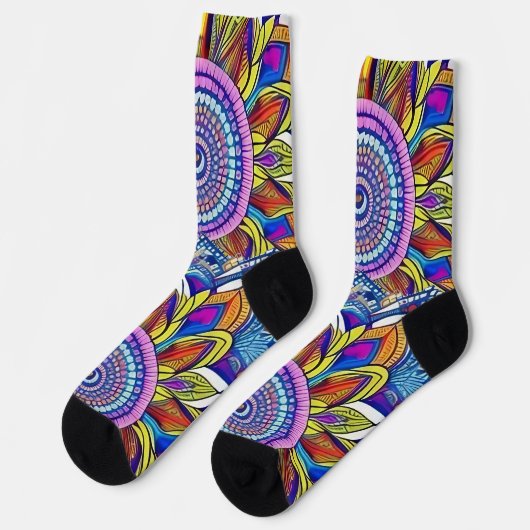 Mooie Mandala Socks Sokken (Links)