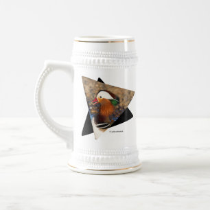 Mooie Mandarijnse eend bij de Pond Bierpul