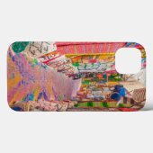Mooie Marokkaanse City Paint iPhone Case (Achterkant (horizontaal))