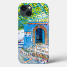 Mooie Marokkaanse City Paint iPhone Case