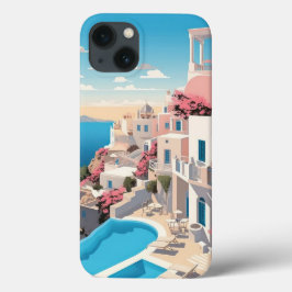 Mooie Marokkaanse City Paint iPhone Case