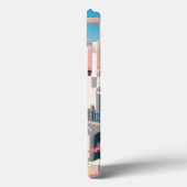 Mooie Marokkaanse City Paint iPhone Case (Achterkant / Links)