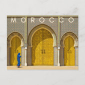Mooie Marrakesh Medina Architectuur Souvenir Briefkaart (Voorkant)