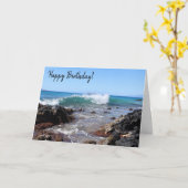 Mooie Maui verjaardag Kaart (Gele Bloem)