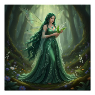 Mooie mei Emerald Fairy Perfect Poster