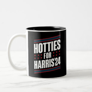 Mooie Meiden Voor Kamala Harris 2024 Tweekleurige Koffiemok
