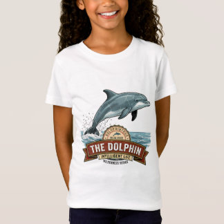 Mooie Meisjes Dolfijn Sterren Grafische T-Shirt