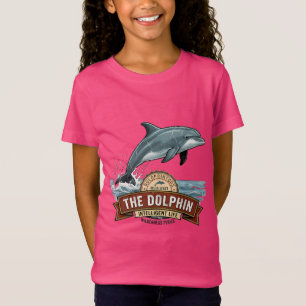 Mooie Meisjes Dolfijn Sterren Grafische T-Shirt