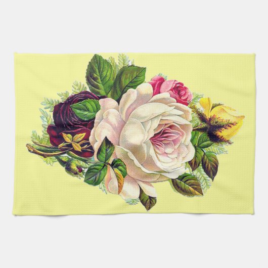 Mooie  meisjeskunst theedoek (Horizontaal)