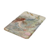 mooie meisjesZeemeermin onder het Zee Badmat (Gekanteld)