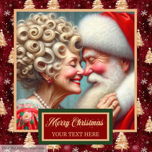 Mooie meneer en mevrouw Claus badhanddoek Bad Handdoek