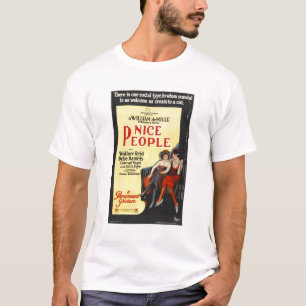 Mooie mensen 1922 Silent Movie-Poster T-shirt