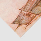 Mooie Mermaid  illustratie Tissuepapier (Detail)