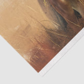 Mooie merrie en veulen schilderij Decoupage Tissuepapier (Detail)