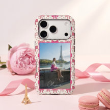 Mooie met de hand geschetste roze strikken naam ha