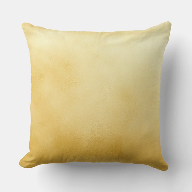 Mooie Metallic Faux Gold folie Kussen (Voorkant)