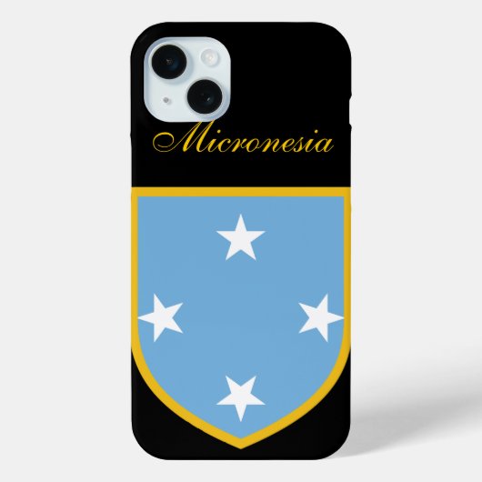 Mooie Micronesische vlag Case-Mate iPhone Case (Achterkant)