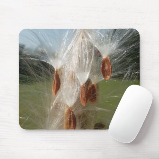 Mooie Milkweed Magic: een Skyward Flight Design Muismat (Met muis)