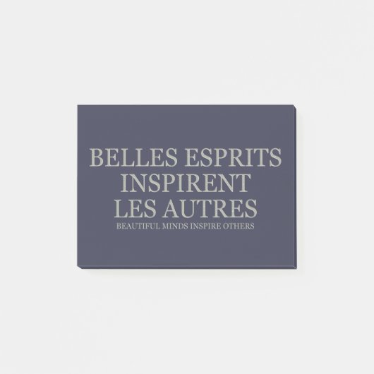 Mooie minden inspireren anderen - licht post-it® notes (Voorkant)