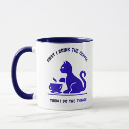 Mooie Minimalistische Kattenliefhebber Mok