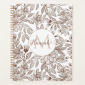 Mooie Mocha Mousse  Bloemen Planner (Voorkant)