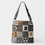 Mooie modderdoek Afrikaanse print Crossbody Tas (Voorkant)