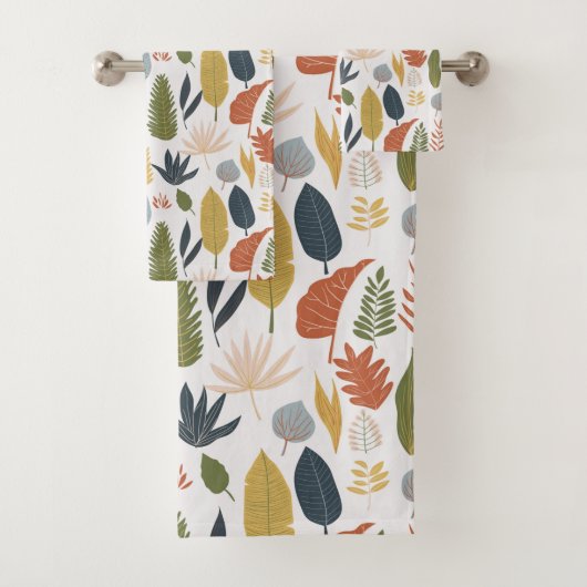 Mooie Moderne  bladHerfst Bad Handdoek (Insitu)