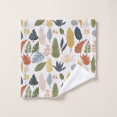 Mooie Moderne  bladHerfst Bad Handdoek (Wasdoekje)