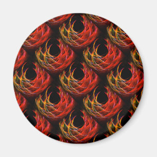 Mooie moderne boho elegante abstracte kunstpatroon magneet