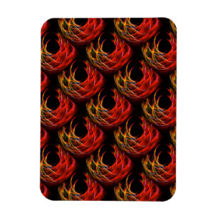 Mooie moderne boho elegante abstracte kunstpatroon magneet