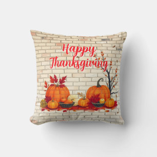 Mooie moderne Happy Thanksgiving Herfst Kussen