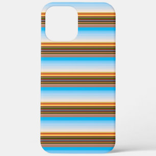 Mooie moderne kleurrijke strepen iPhone 12 pro max hoesje