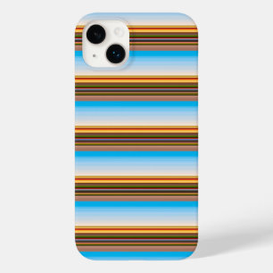 Mooie moderne kleurrijke strepen Case-Mate iPhone 14 plus hoesje