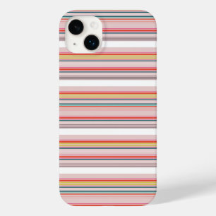 Mooie moderne kleurrijke strepen Case-Mate iPhone 14 plus hoesje