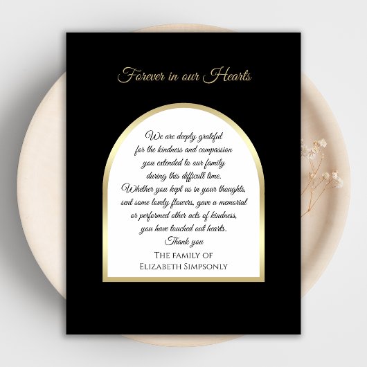 Mooie moderne sympathie dank u fotokaart bedankkaart