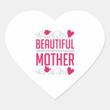 Mooie Moeder Elegante Bloemhart Typografie G