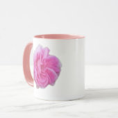 Mooie mok met natuurlijk roos (Voorkant links)