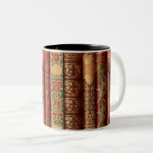 Mooie Mok van boekencellen met twee-tonen koffie (Voorkant rechts)