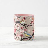 Mooie Mok vogelpatroon (Midden)