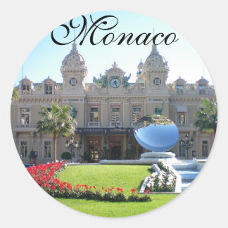 Mooie Monaco Ronde Sticker