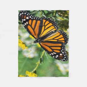 Mooie Monarch Butterfly Fleece Deken