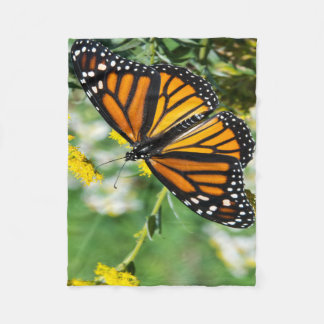Mooie Monarch Butterfly Fleece Deken