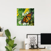Mooie Monarch Butterfly Poster (Thuiskantoor)