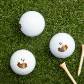 Mooie Monogram Kat Golfballen (Insitu Gras)