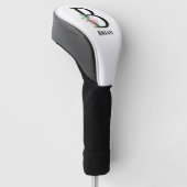 Mooie monogramletter B Golfheadcover (Schuin)