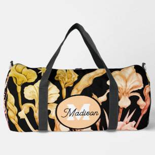 Mooie monogrammed duffel tas