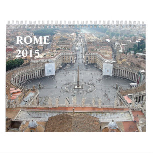 Mooie monumentenarchitectuur Rome Italië 2015 Kalender
