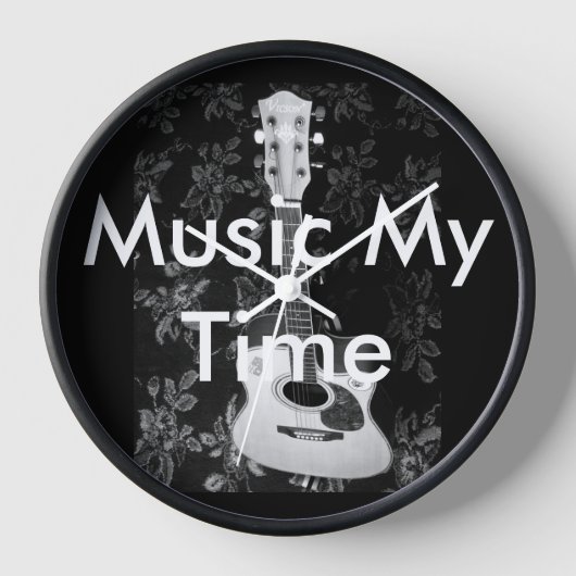 Mooie mooie Afrikaanse Gitaar Grijswaarden Motief (Voorkant)