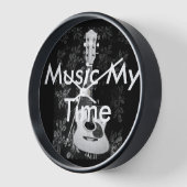 Mooie mooie Afrikaanse Gitaar Grijswaarden Motief (Hoek)